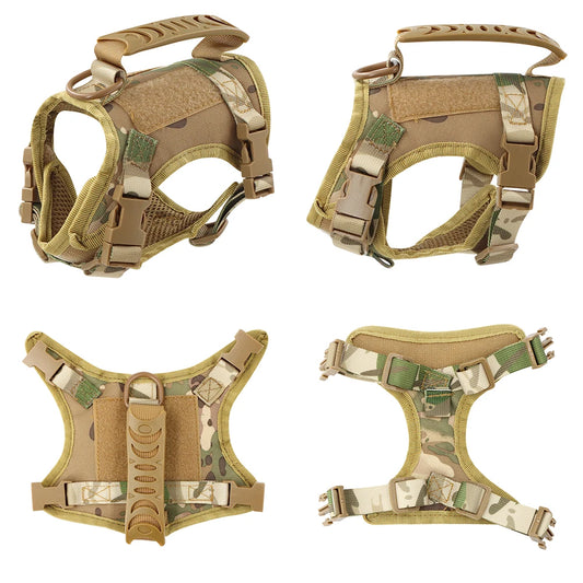 Tactical cat harness for outdoor walking of kittens and puppies, used for walking to prevent escape, soft , easy to wear