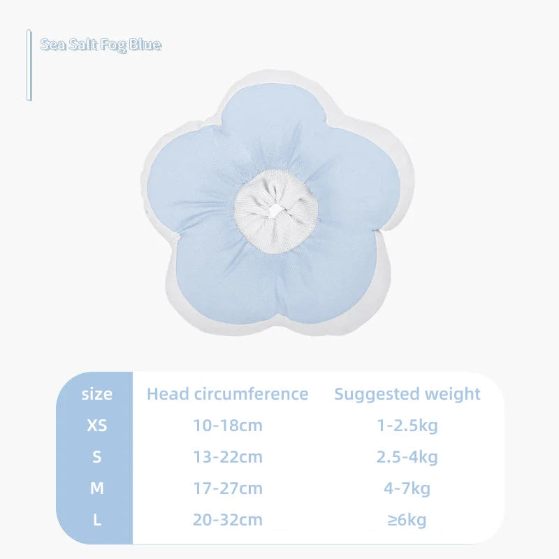 Cat Flower Elizabeth Cotton Neck Pet Collar Neck Cone Beauty Head Cover