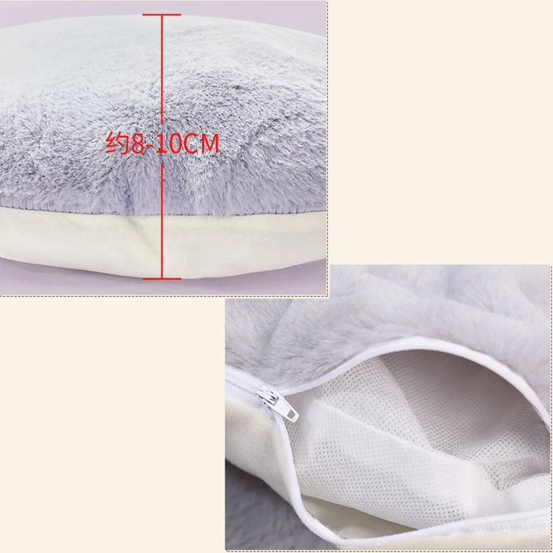 Cat Bed House Soft Plush Kennel Puppy Cushion Small Dogs Cats Nest Winter Warm Sleeping Pet Dog Bed P