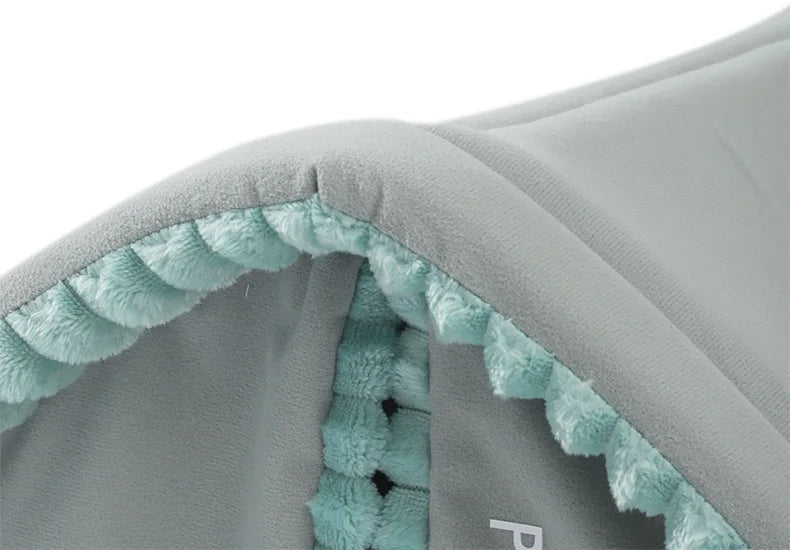 Closed Dog House Winter Windproof Nest for Dogs Cats with Door Curtain Outdoor Portable Tent