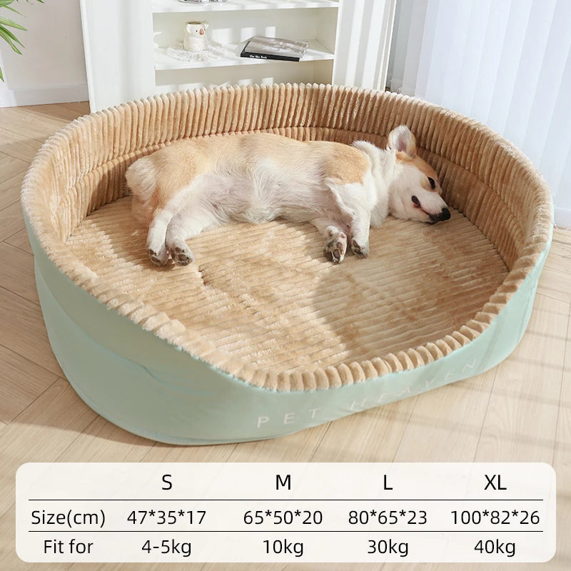 Dog Bed Medium Big Dogs House Soft Kennel  Cat Warm Cushion Mat