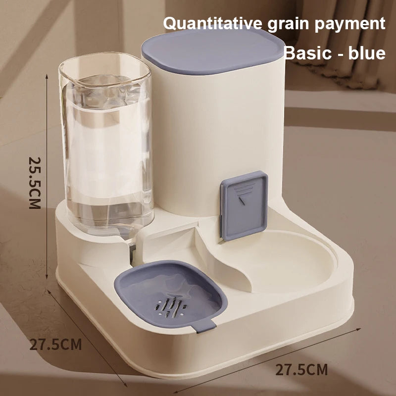 Cat Automatic Feeder Drinking Water  Dry Wet Separation Food Container Pet Supplies