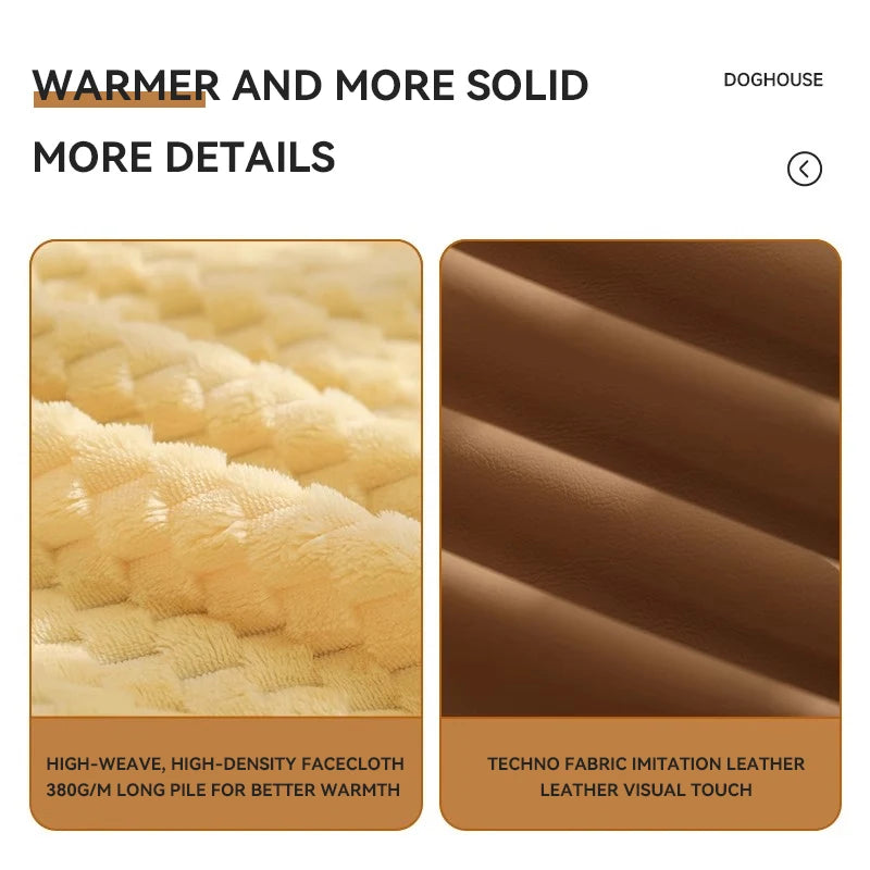 Dog  Winter Warm Sleeping Mat Full Removable Washable Large Dog Golden Retriever Dog Sofa