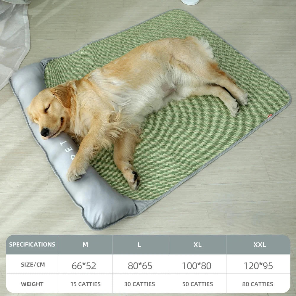 Summer Dog Bed Cat Cool Mat Breathable Pet Sleep Ice Cushion
