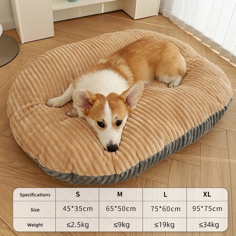 Dog Bed Medium Big Dogs House Soft Kennel  Cat Warm Cushion Mat