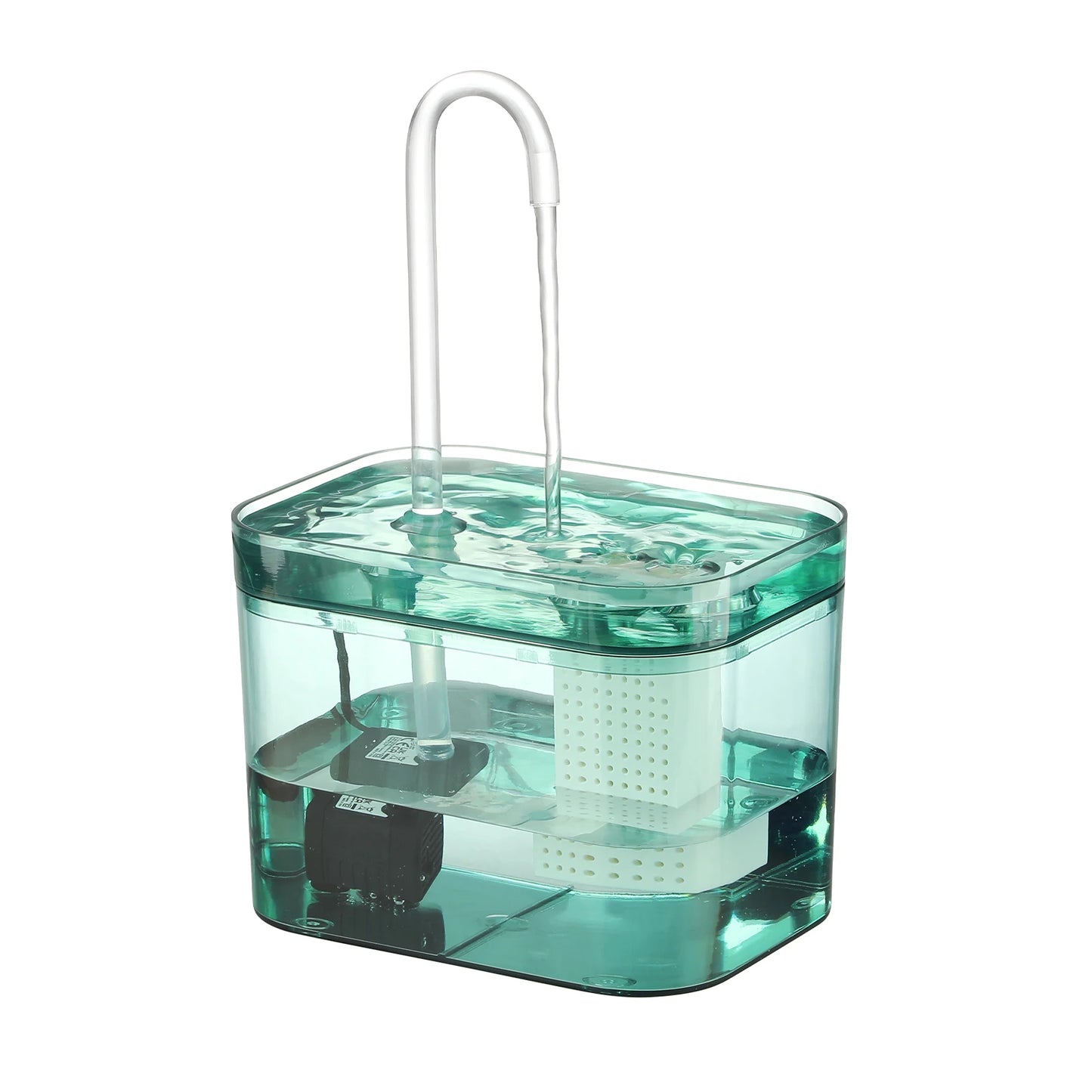 Cat Water Fountain 1.5L Water Dispenser Auto Filter Cat Drinker USB Recirculate Filtering with Pump Pet Drinking Accessories