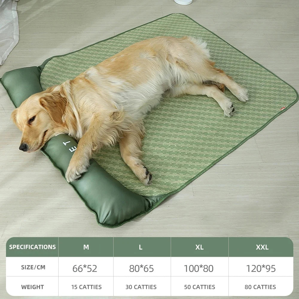 Summer Dog Bed Cat Cool Mat Breathable Pet Sleep Ice Cushion