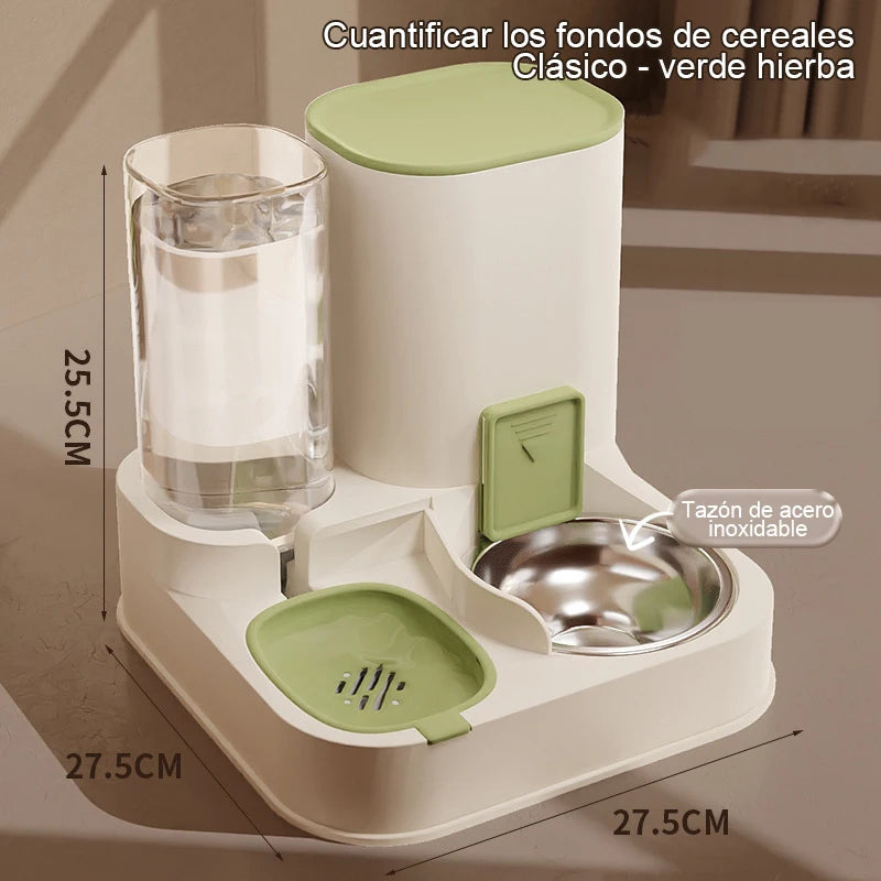 Cat Automatic Feeder Drinking Water  Dry Wet Separation Food Container Pet Supplies
