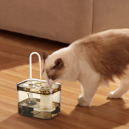 Cat Water Fountain 1.5L Water Dispenser Auto Filter Cat Drinker USB Recirculate Filtering with Pump Pet Drinking Accessories