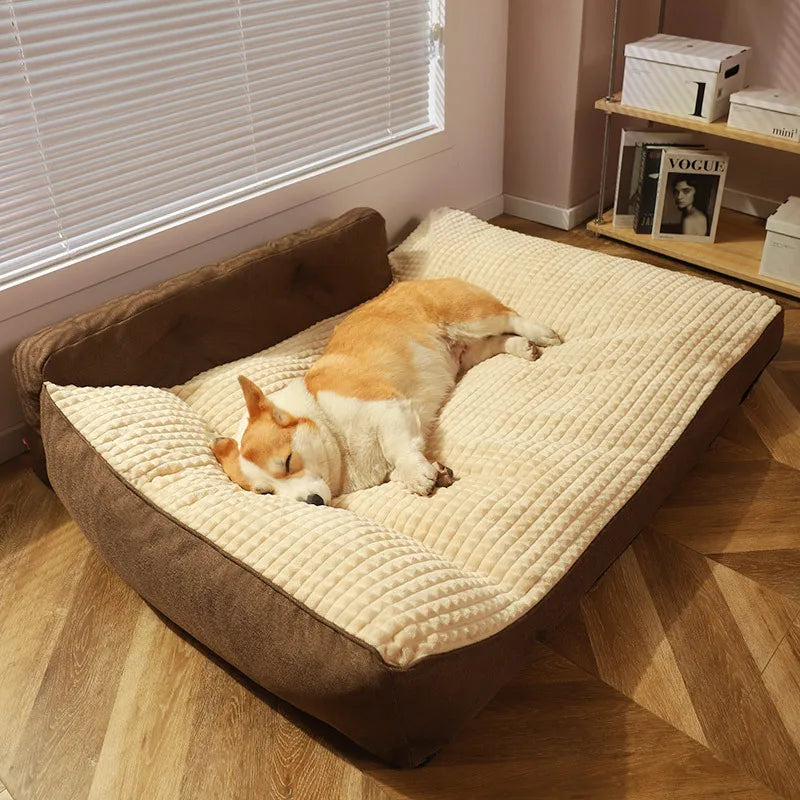 Sofa Bed Pet Mats Cats Bed Winter Warm Sleeping Floor Mats for Small Middle Big Dog Nest
